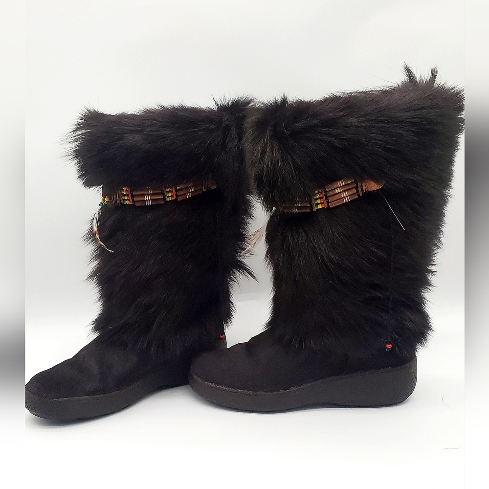PAJAR Fur Goat Winter Ski Boots 40 - Picture 8 of 16